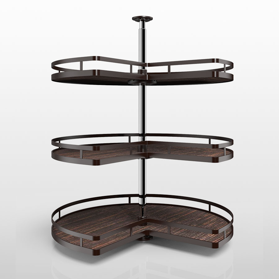 三層旋轉(zhuǎn)轉(zhuǎn)盤(扁圍欄)